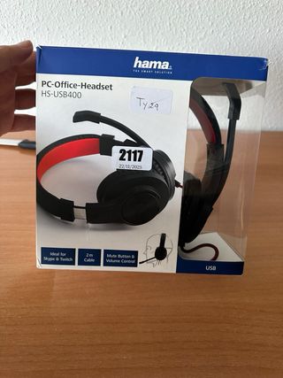 Auriculares Hama HS-USB400 PC Office
