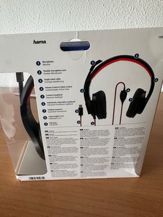 Auriculares Hama HS-USB400 PC Office