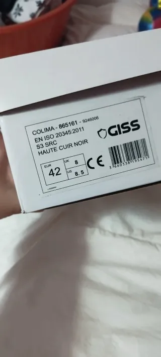 Botas de seguridad hombre