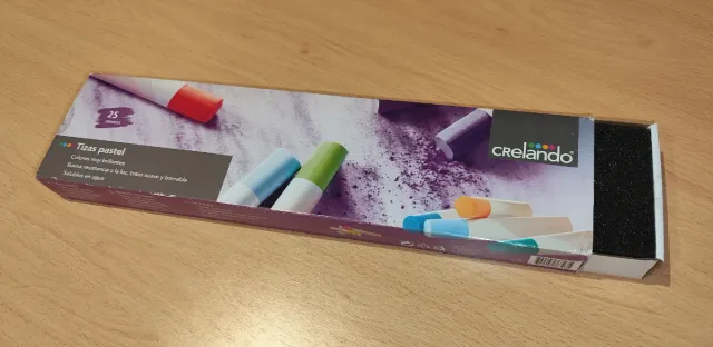 Tizas pastel Crelando - 25 unidades
