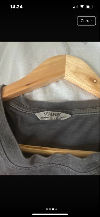 Camiseta Scalpers Gris Talla L