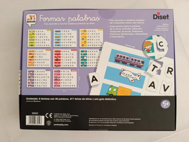 Juego Formar Palabras Diset Yo Aprendo