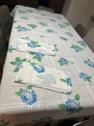 Tovaglia con 12 tovaglioli