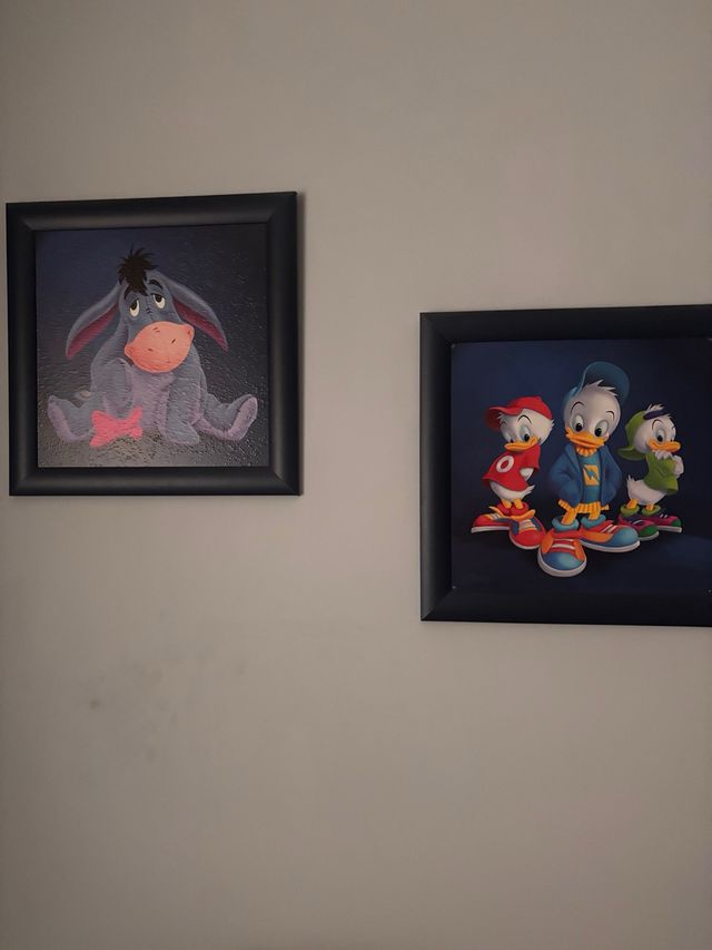 2 Cuadros Infantiles 40x40