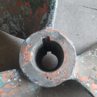 Hélice de barco de 3 palas