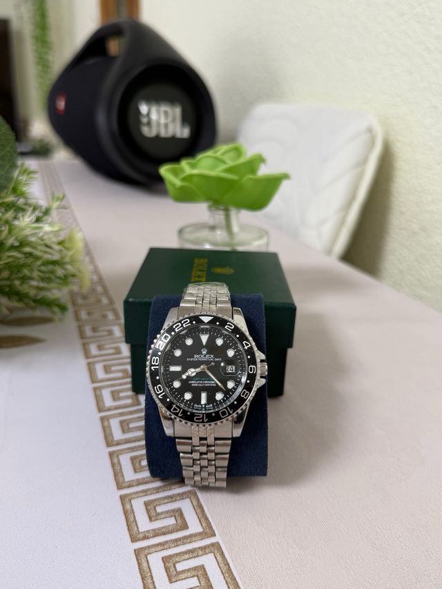 GMT-Master II quadrante nero con bracciale Jubilee