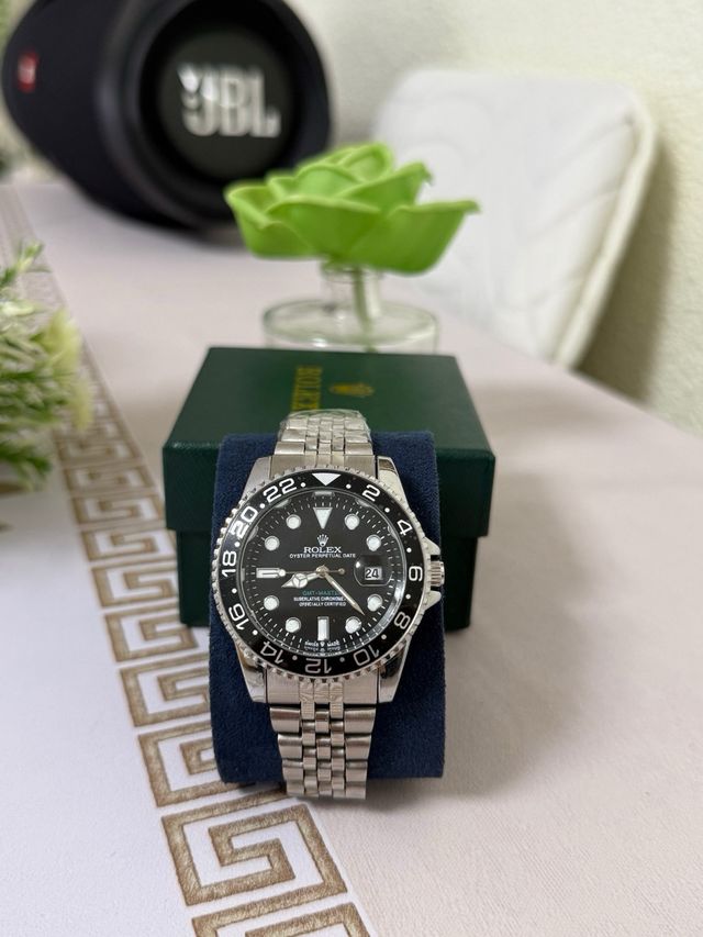 GMT-Master II quadrante nero con bracciale Jubilee