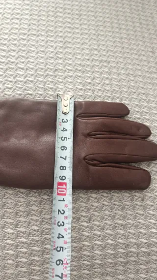 Guantes de mujer marrones