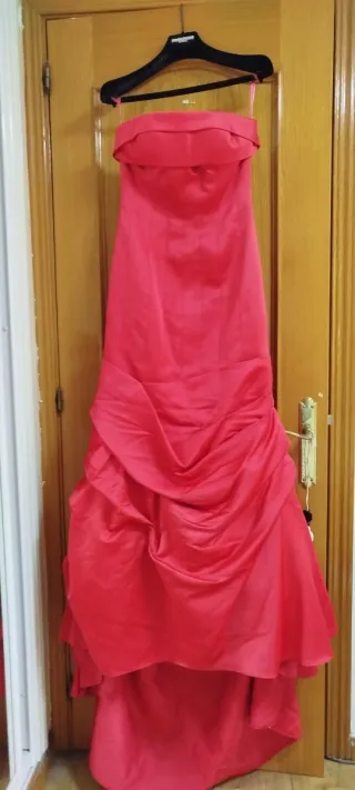 Vestido de fiesta Pronovias Rojo Talla S