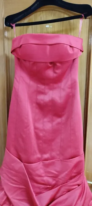 Vestido de fiesta Pronovias Rojo Talla S