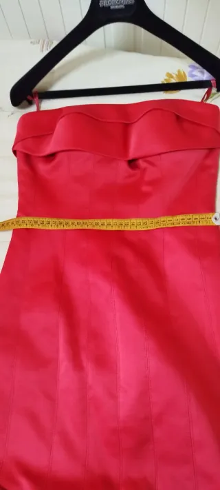 Vestido de fiesta Pronovias Rojo Talla S