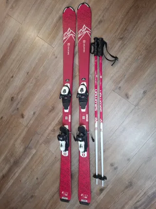 Pack Esquís Salomon 140cm, Botas y Bastones