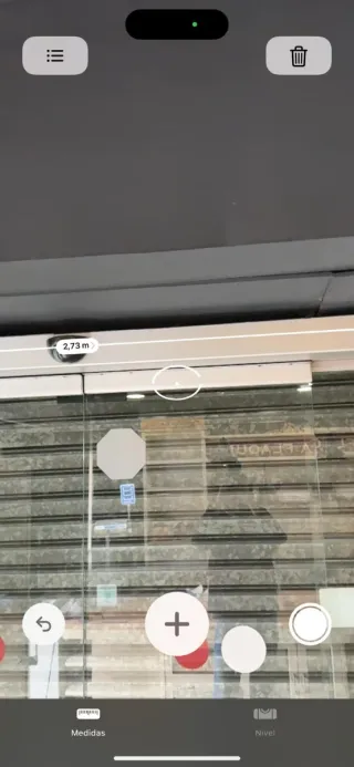 Puerta automática de cristal