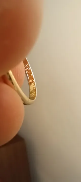 Anello vintage con pietra verde