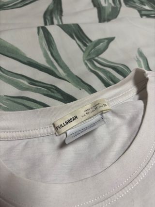 Camiseta blanca mujer con estampado