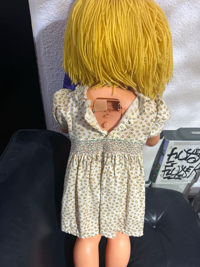 Muñeca Rosaura pelo lana