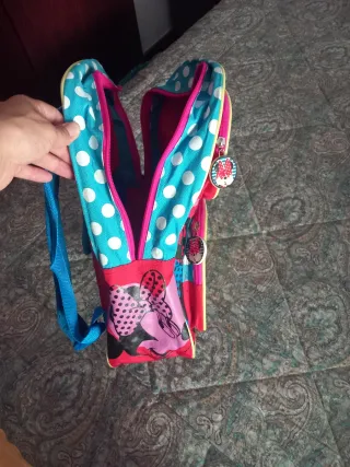 Mochila Minnie Mouse Criança Nova