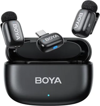 Microfoni Wireless Lavalier x iPhone Android BOYA