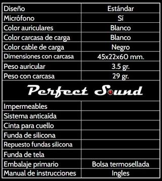 Auriculares inalámbricos bluetooth 5.0 (blancos)