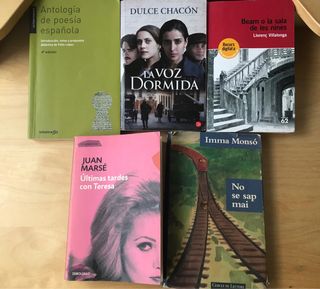 lote de 5 libros