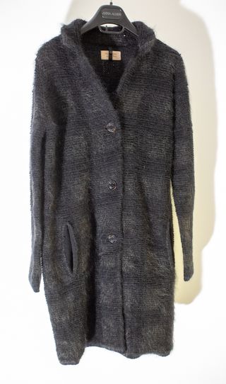 Cappotto caban Falconeri in mohair grigio