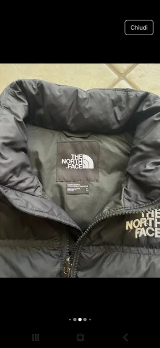 Piumino The North Face bambino nero tg xl