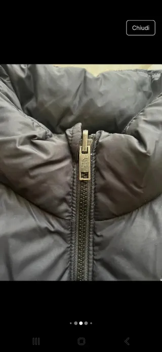 Piumino The North Face bambino nero tg xl