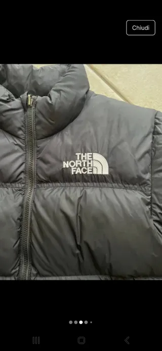 Piumino The North Face bambino nero tg xl