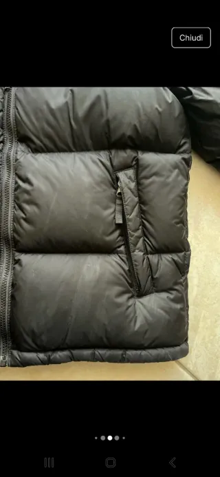 Piumino The North Face bambino nero tg xl