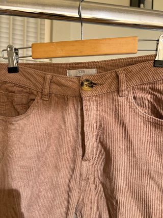 Pantalón pana camel