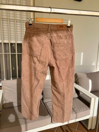 Pantalón pana camel