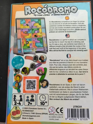 Rocódromo. Juego de mesa