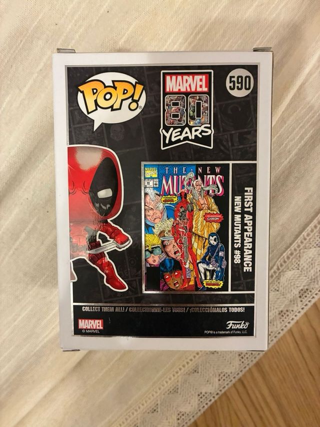 Funko Pop Deadpool 590 Marvel 80 Años