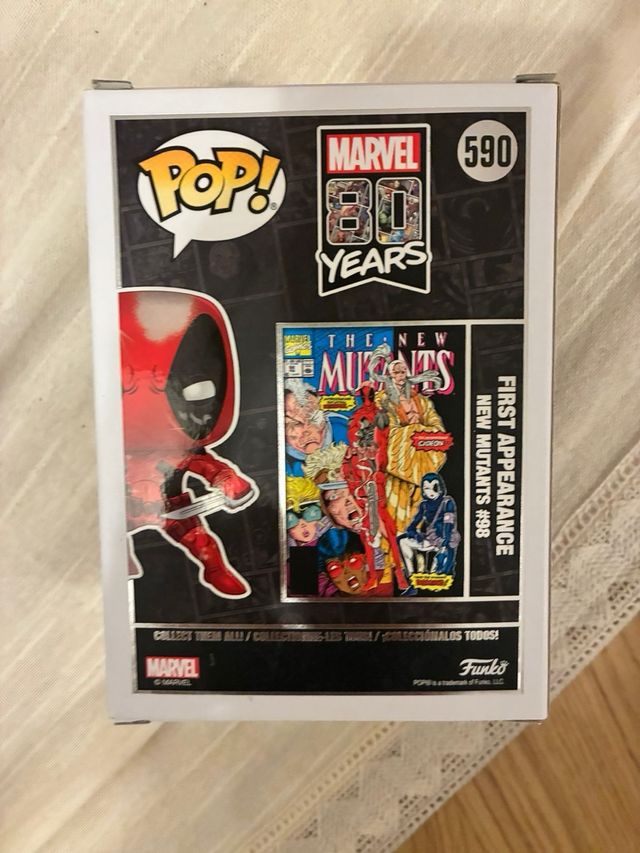 Funko Pop Deadpool 590 Marvel 80 Años