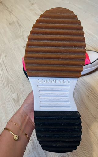 Converse plataforma rosa
