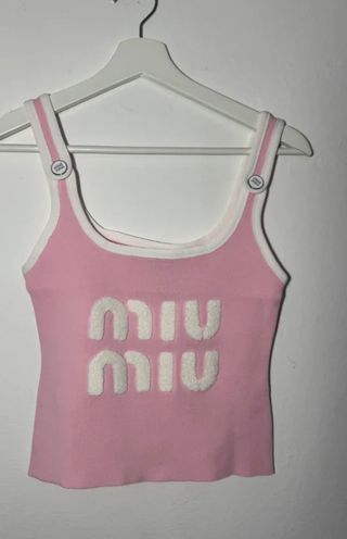 Miu Miu Top Rosa