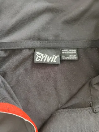 Jersey técnico gris y naranja