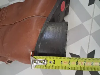 Botas altas piel Zara talla 36