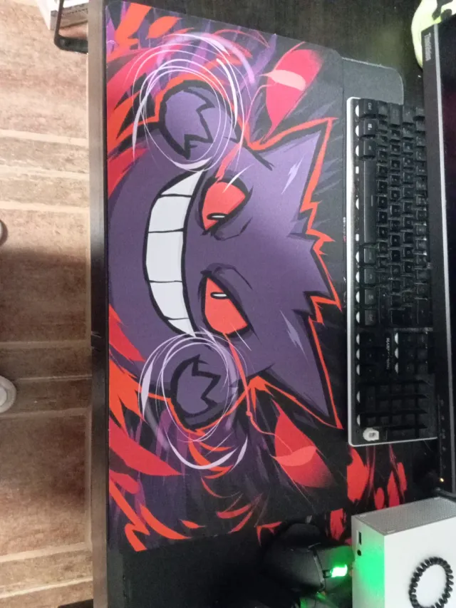 Tappetino da gioco Gengar viola e rosso