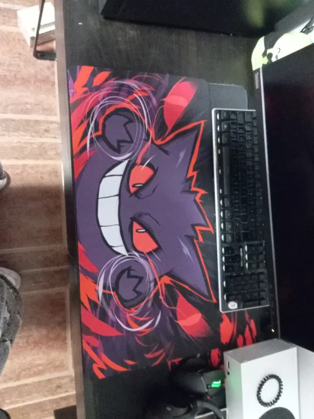 Tappetino da gioco Gengar viola e rosso