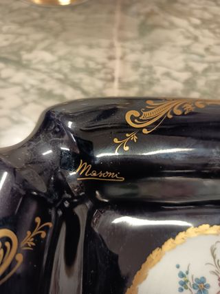 Gran Cenicero porcelana Masoni Italy