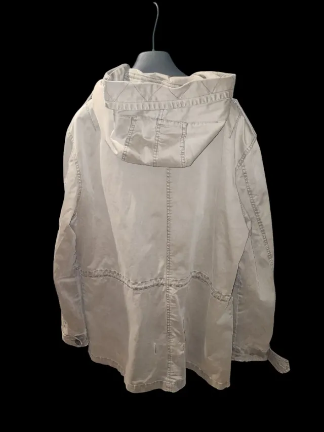 Parka M-65 militare cargo beige taglia L