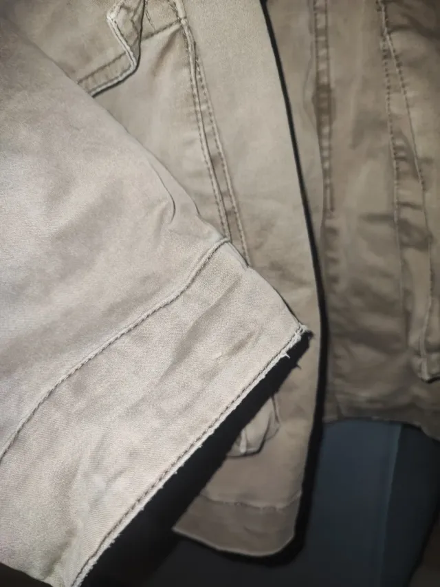 Parka M-65 militare cargo beige taglia L