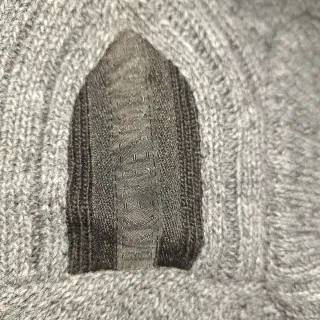 Maglione Bikkembergs grigio zip collo alto