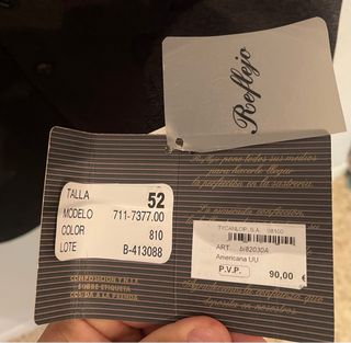 Americana Talla 52 Negra