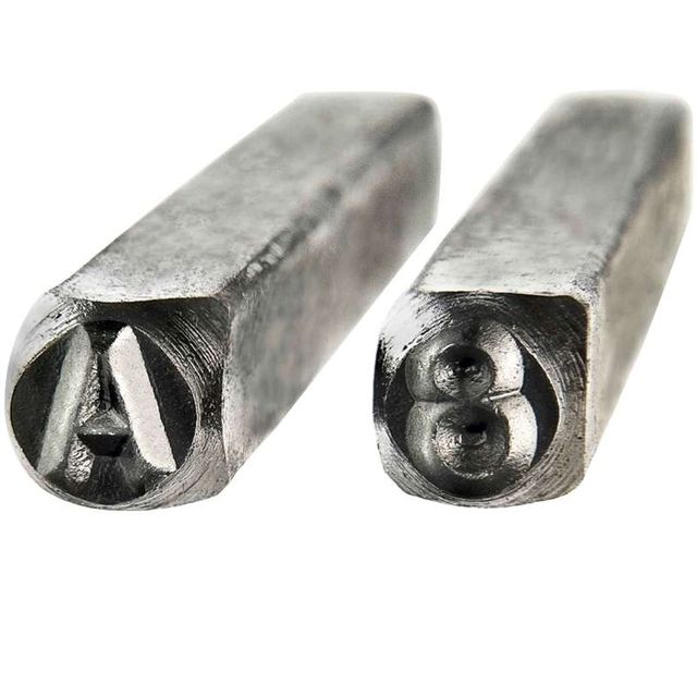 Troqueles Letras y Números 36pzs Caja Madera