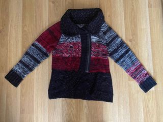 Jersey-chaqueta mujer cremallera