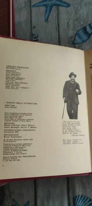 Libro Pascoli I giganti della letteratura
