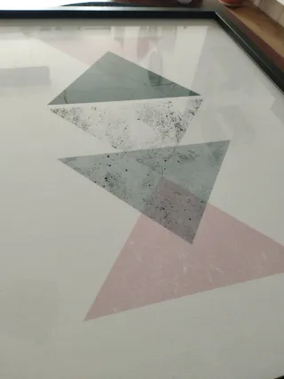 Marco de madera y cristal Grande