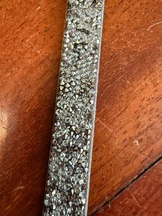 BRACCIALI SWAROVSKI ARGENTO E NERO